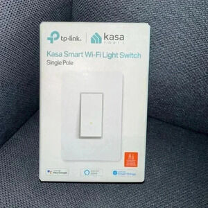Kasa Smart Wi-Fi Light Switch Single Pole White